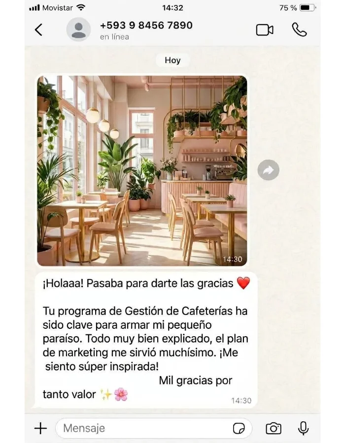 Testimonio de cliente sobre la guía